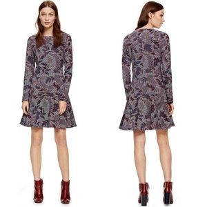 Tory Burch Pima Cotton Dahlia Floral Dress Size Small